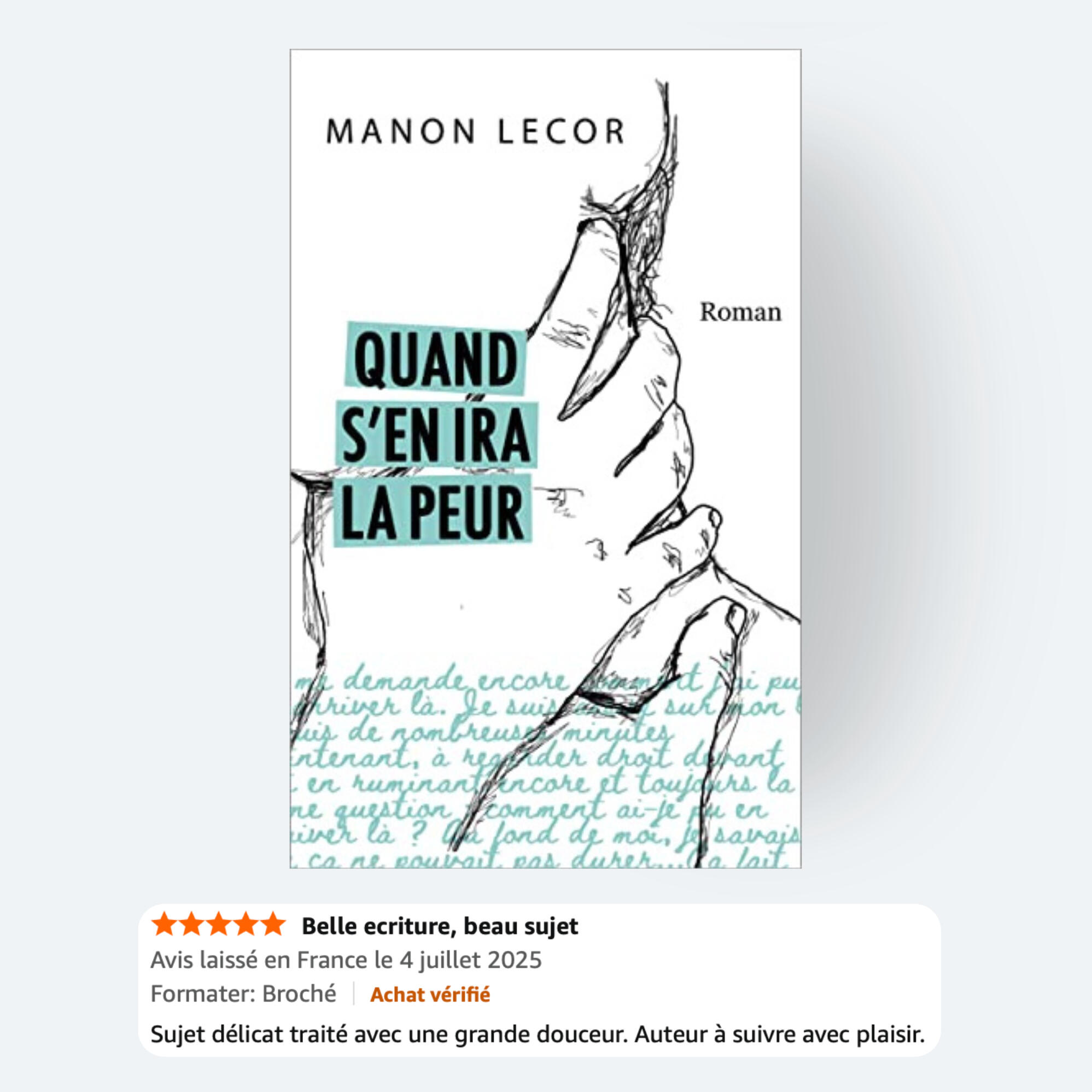 Quand s'en ira la peur Roman Quand s'en ira la peur